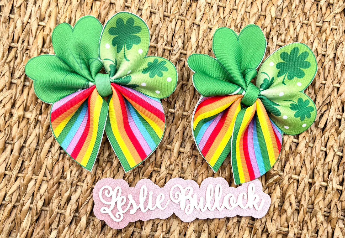 St Patrick’s day bow