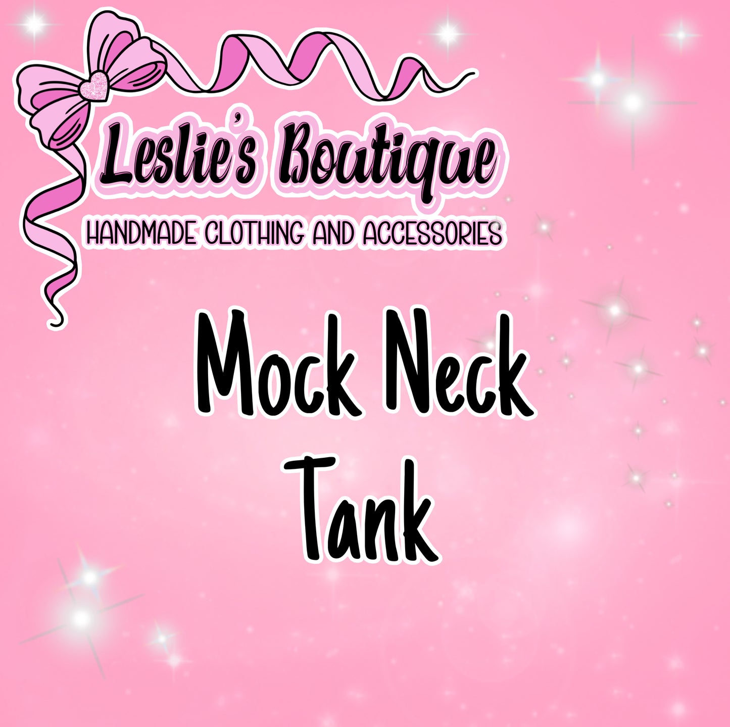 Custom mock neck tank