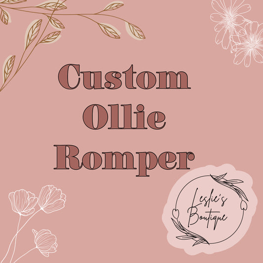 Custom Ollie romper