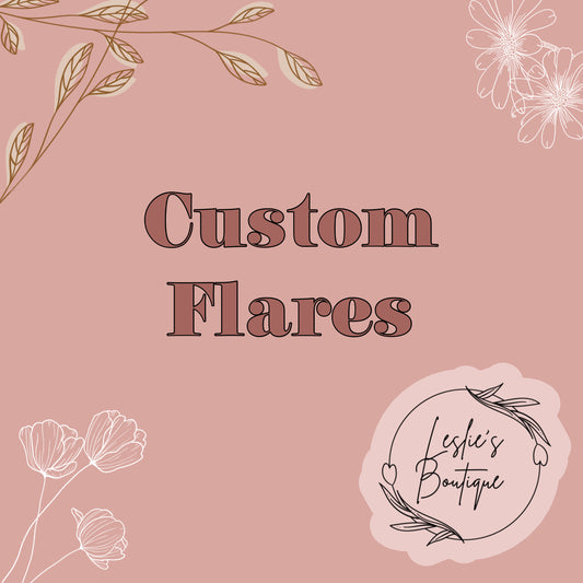 Custom flare pants