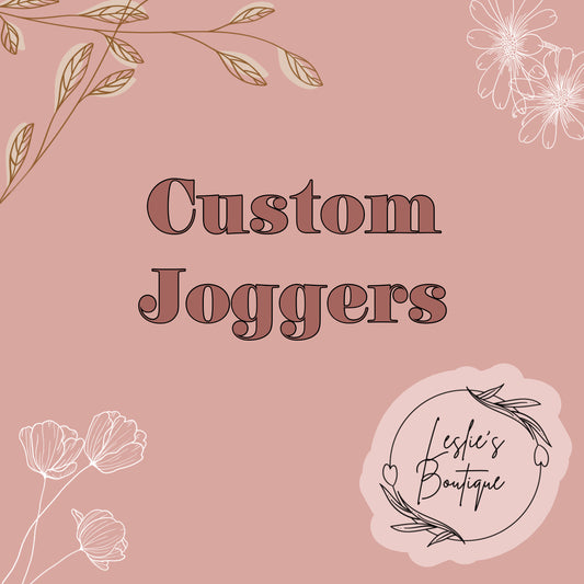 Custom Joggers pants