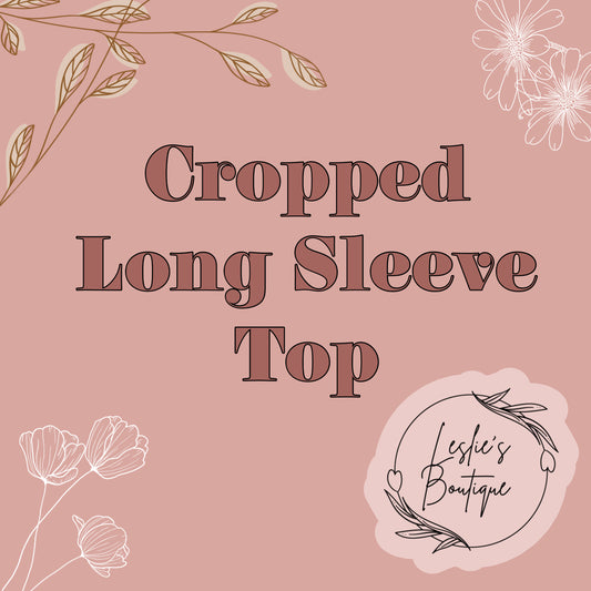 Crop Tops long sleeve