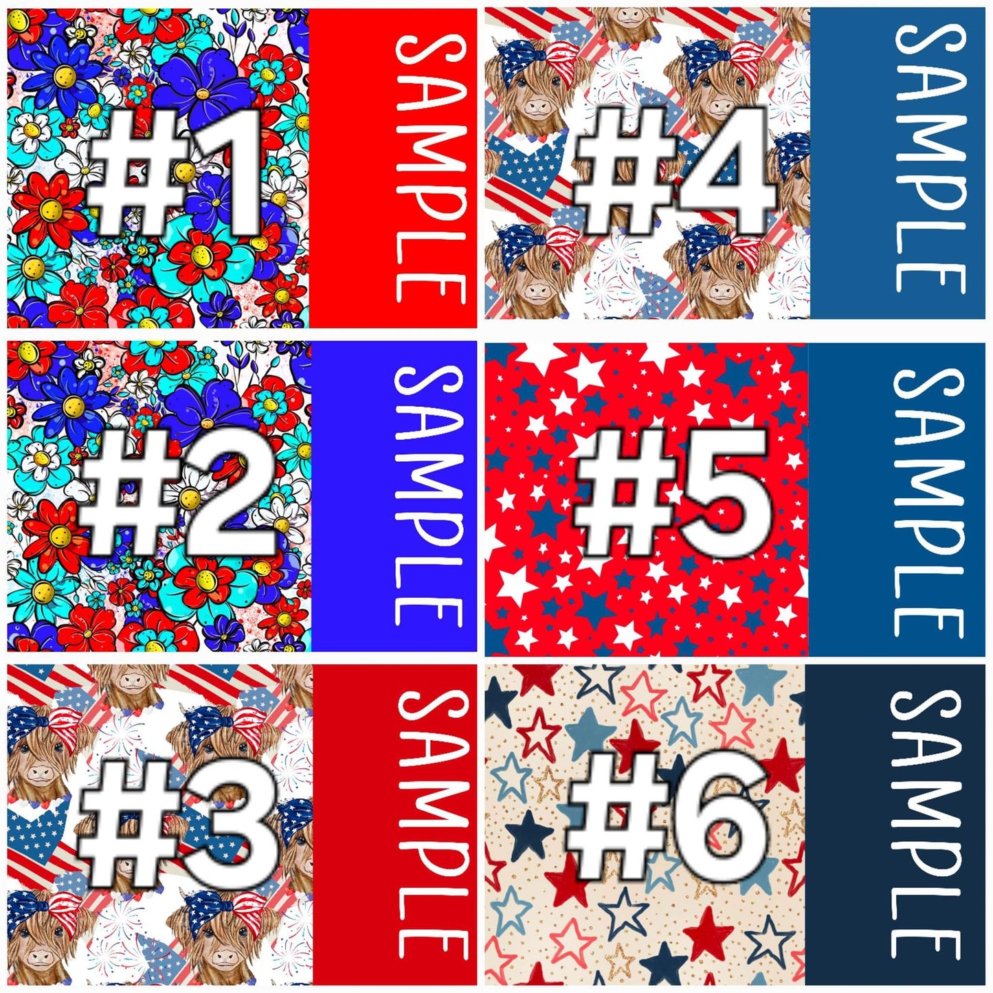 4th of July bows