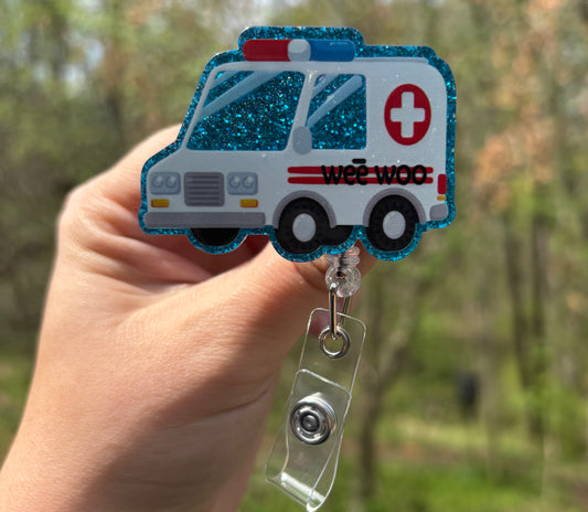 Ambulance badge reel
