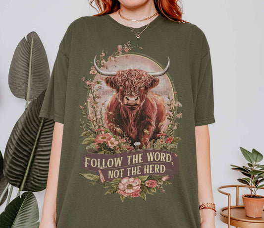 Follow the word tshirt