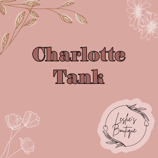 Charlotte off shoulder tank top
