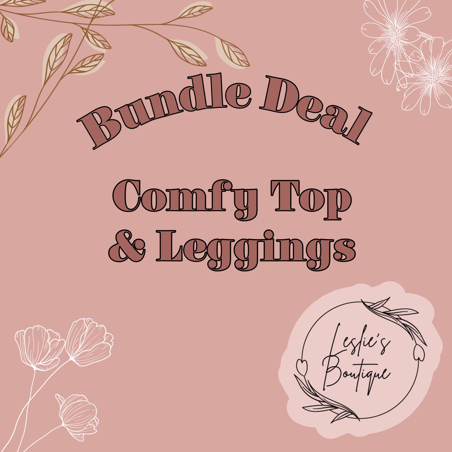 Comfy top and leggings bundle
