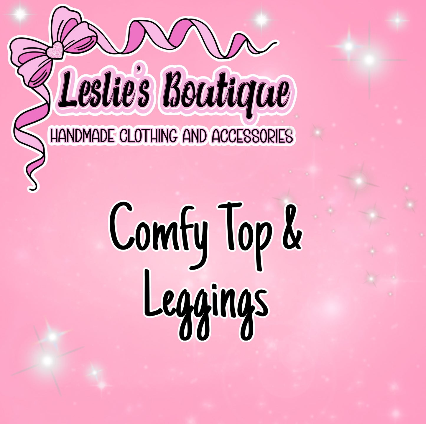 Custom Comfy top and leggings bundle