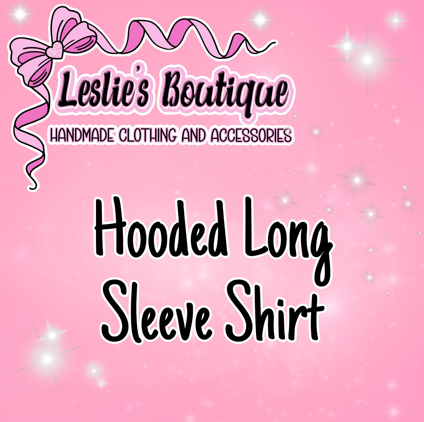 Custom hooded long sleeve shirt