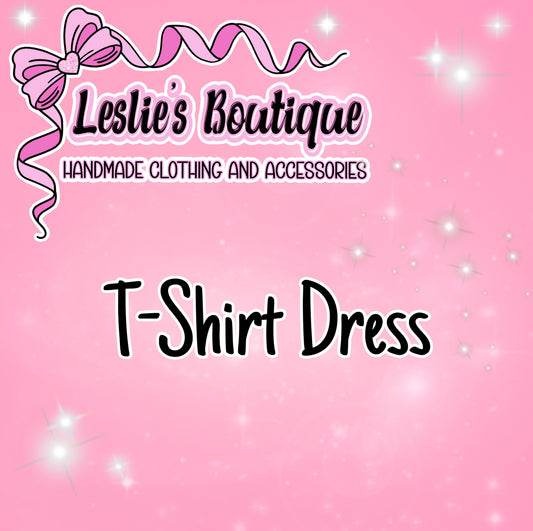 Custom tshirt dress