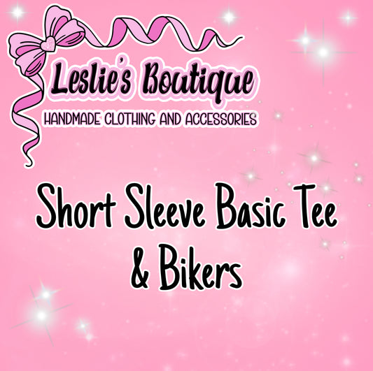 Custom Basic t-shirt short sleeve and bikers