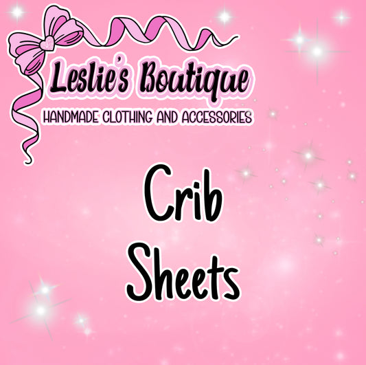 Custom crib sheets