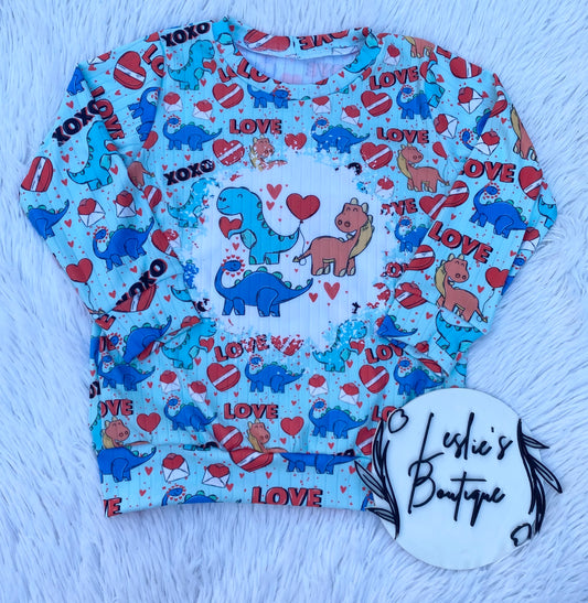 Dinos Basic T-shirt’s long sleeve