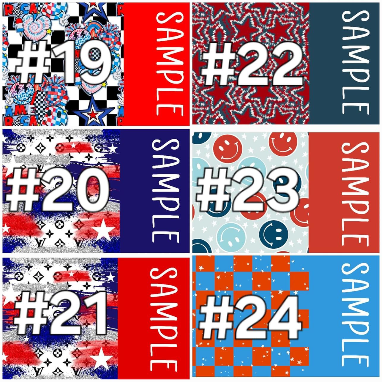 4th of July bows