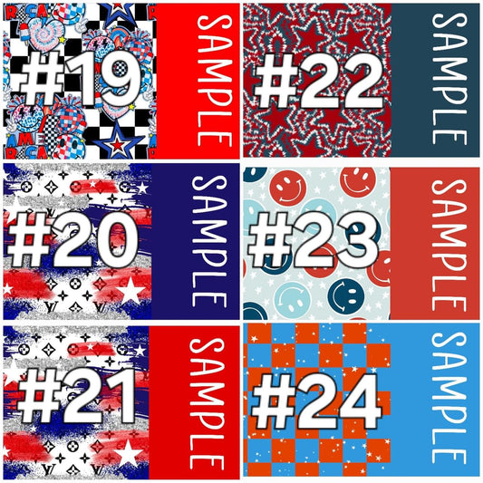 4th of July bows