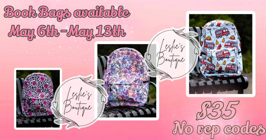 BOOKBAG PRE ORDER- NOT REP CODES