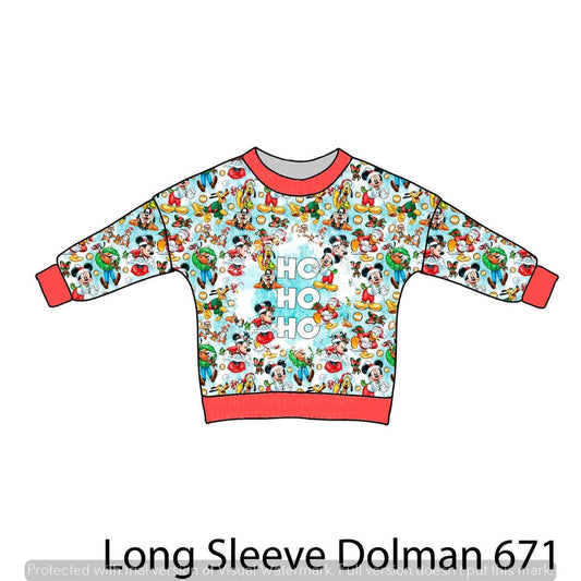 Christmas 671- lounge top or sweater romper