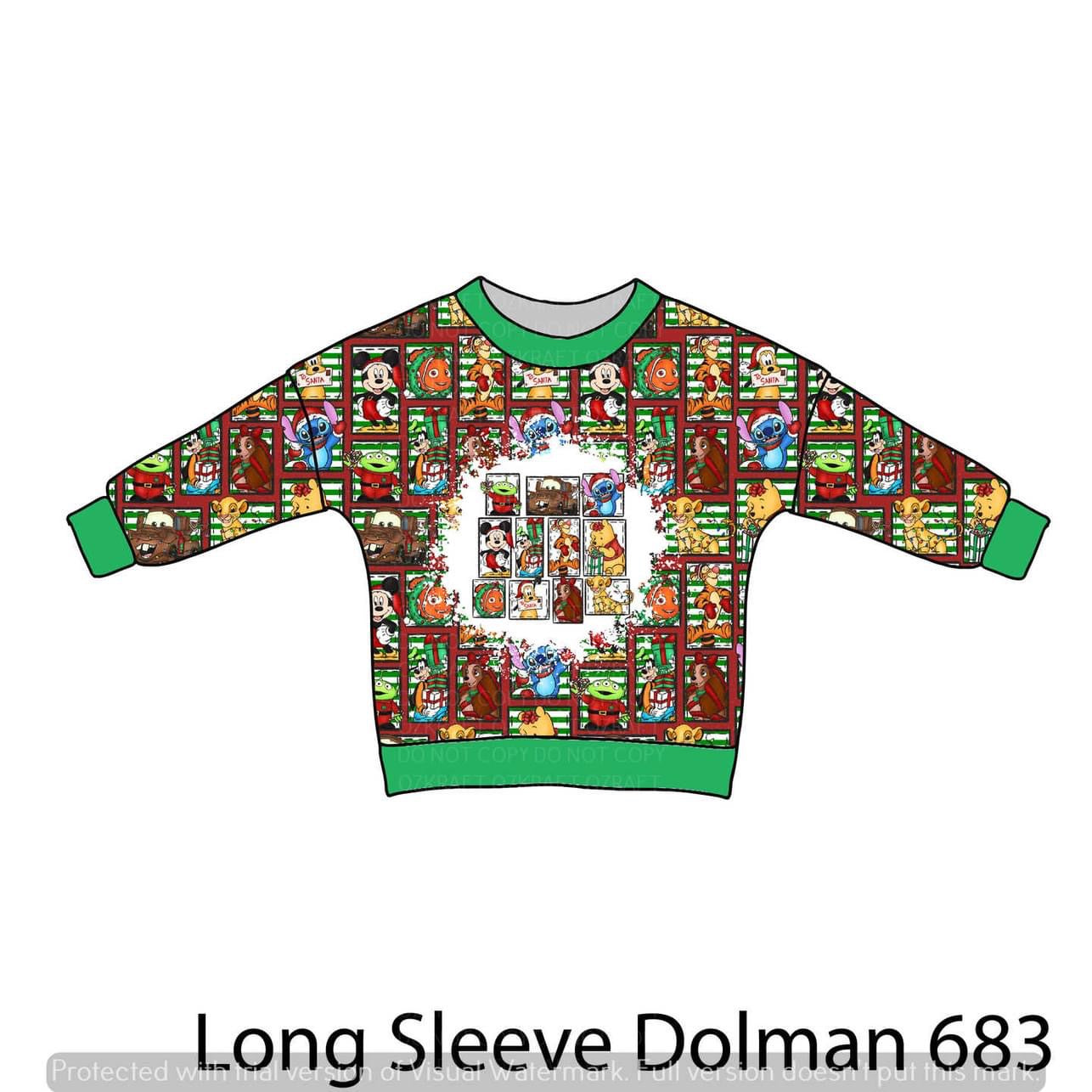 Christmas 683- lounge top or sweater romper