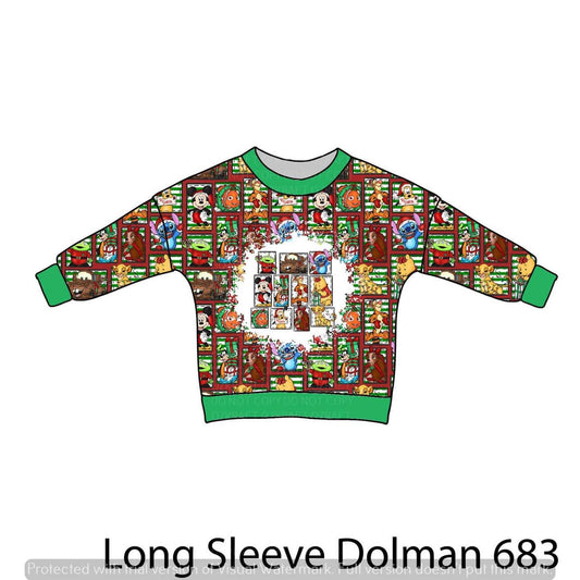 Christmas 683- lounge top or sweater romper