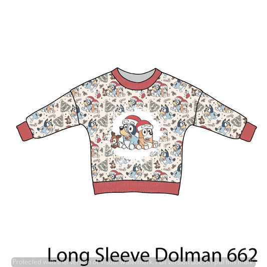 Christmas 662- lounge top or sweater romper