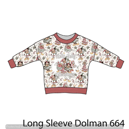 Christmas 664- lounge top or sweater romper