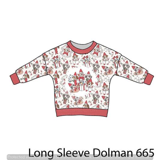 Christmas 665- lounge top or sweater romper