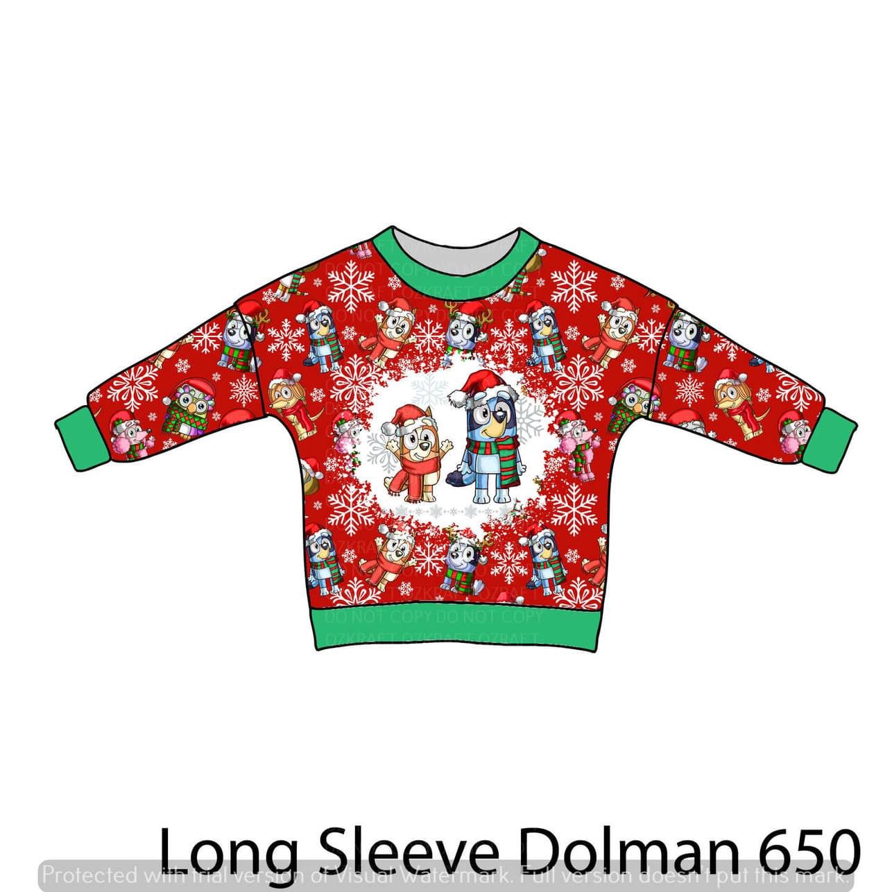 Christmas 650- lounge top or sweater romper