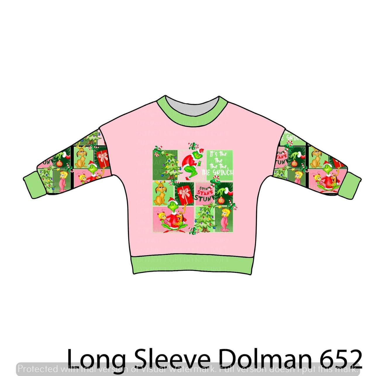 Christmas 652- lounge top or sweater romper