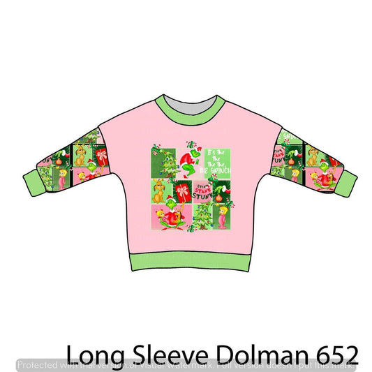 Christmas 652- lounge top or sweater romper