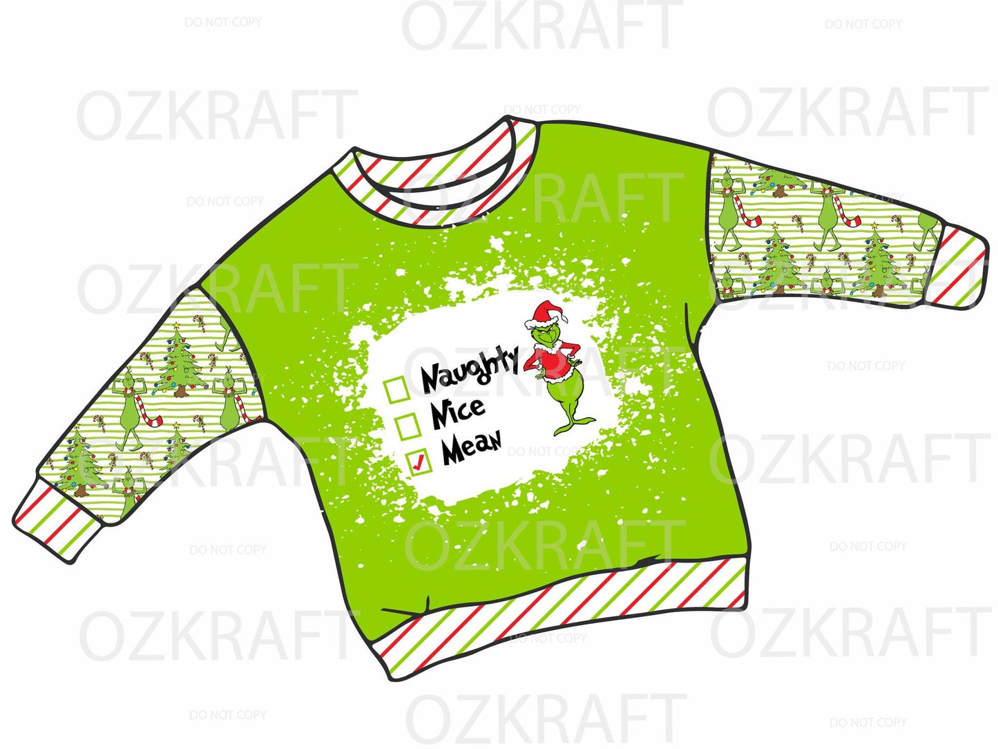 Christmas long sleeve lounge top