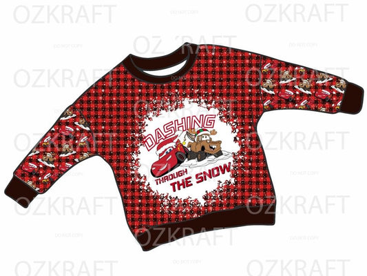 Christmas long sleeve lounge top