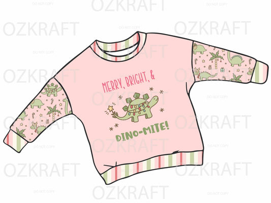 Christmas long sleeve lounge top