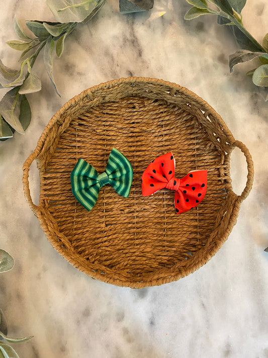 Watermelon 3 inch pigtails