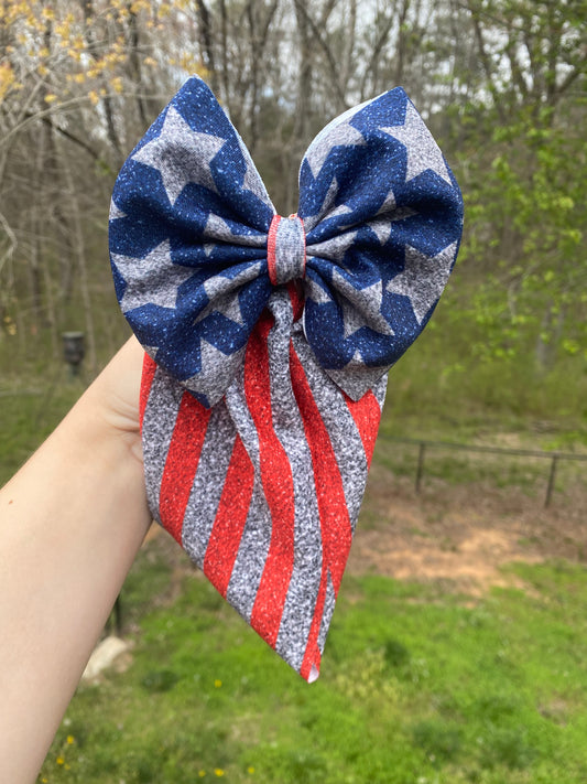 Glitter patriotic headwrap