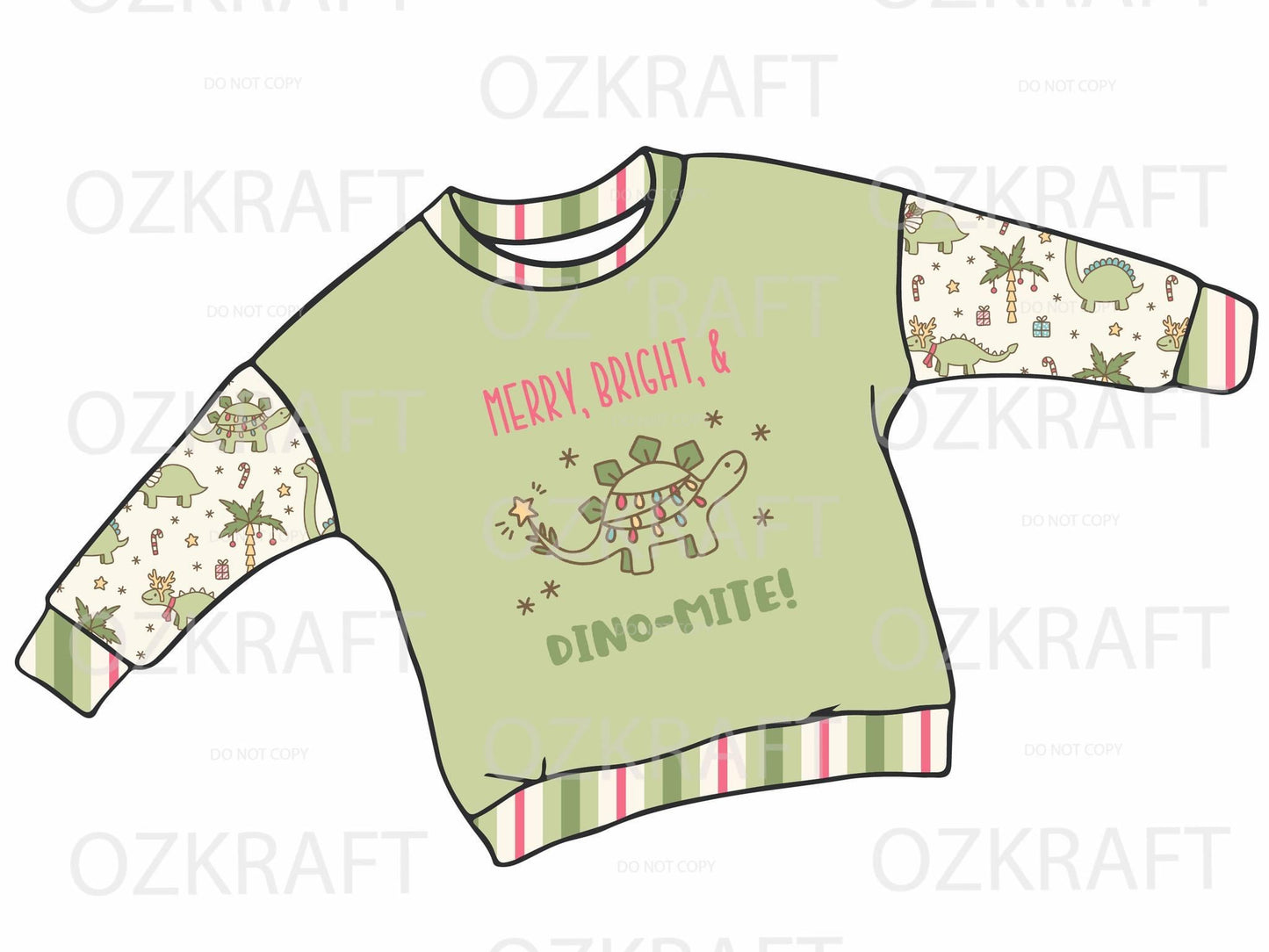 Christmas long sleeve lounge top