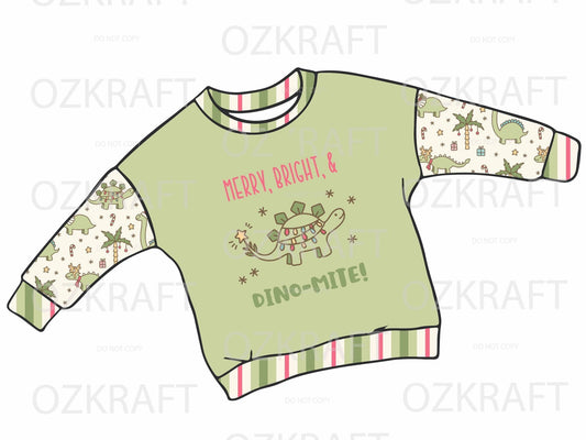 Christmas long sleeve lounge top