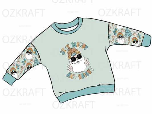 Christmas long sleeve lounge top