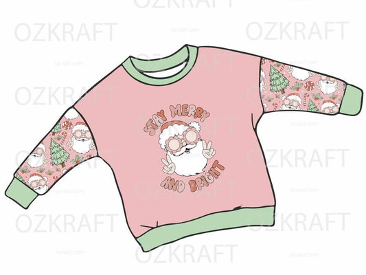 Christmas long sleeve lounge top