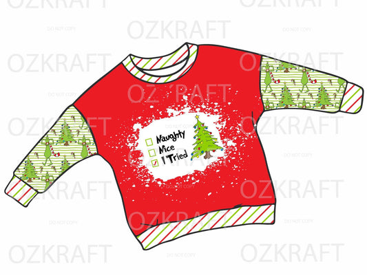 Christmas long sleeve lounge top