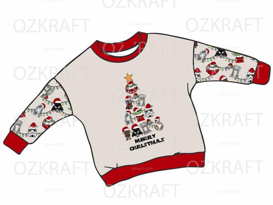 Christmas long sleeve lounge top