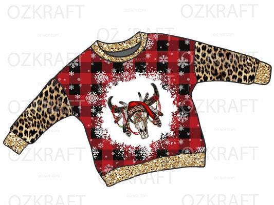 Christmas long sleeve lounge top