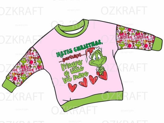 Christmas long sleeve lounge top
