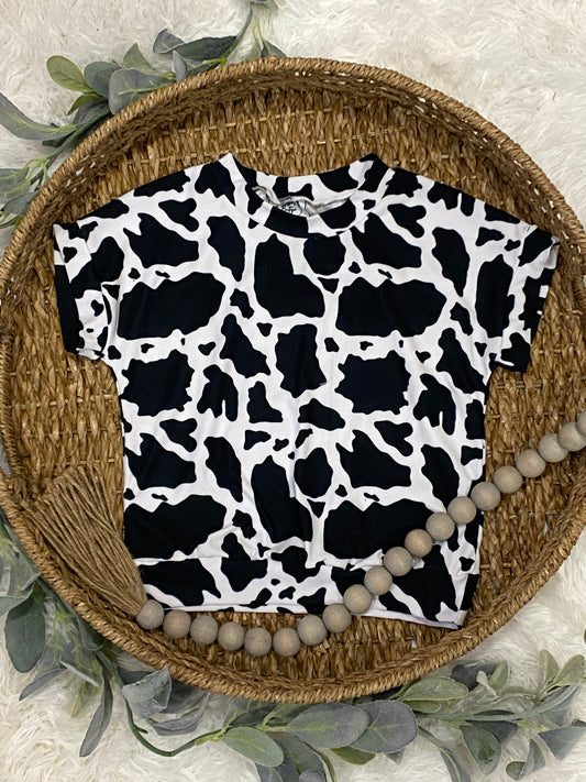 Cow print lounge set