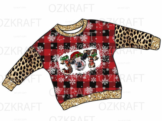 Christmas long sleeve lounge top
