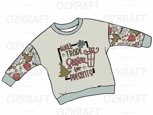 Christmas long sleeve lounge top