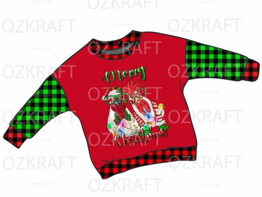 Christmas long sleeve lounge top