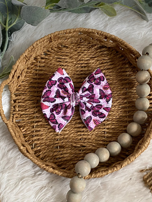 Butterfly 5 inch baby bows
