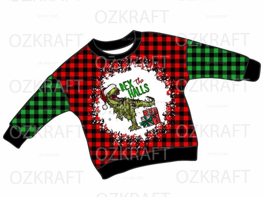 Christmas long sleeve lounge top