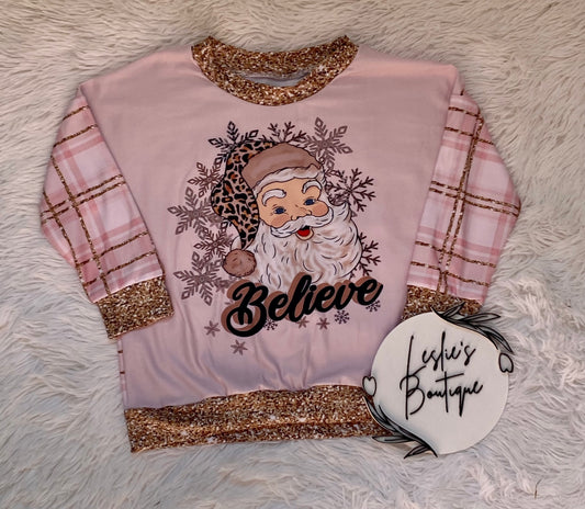 Christmas long sleeve lounge top