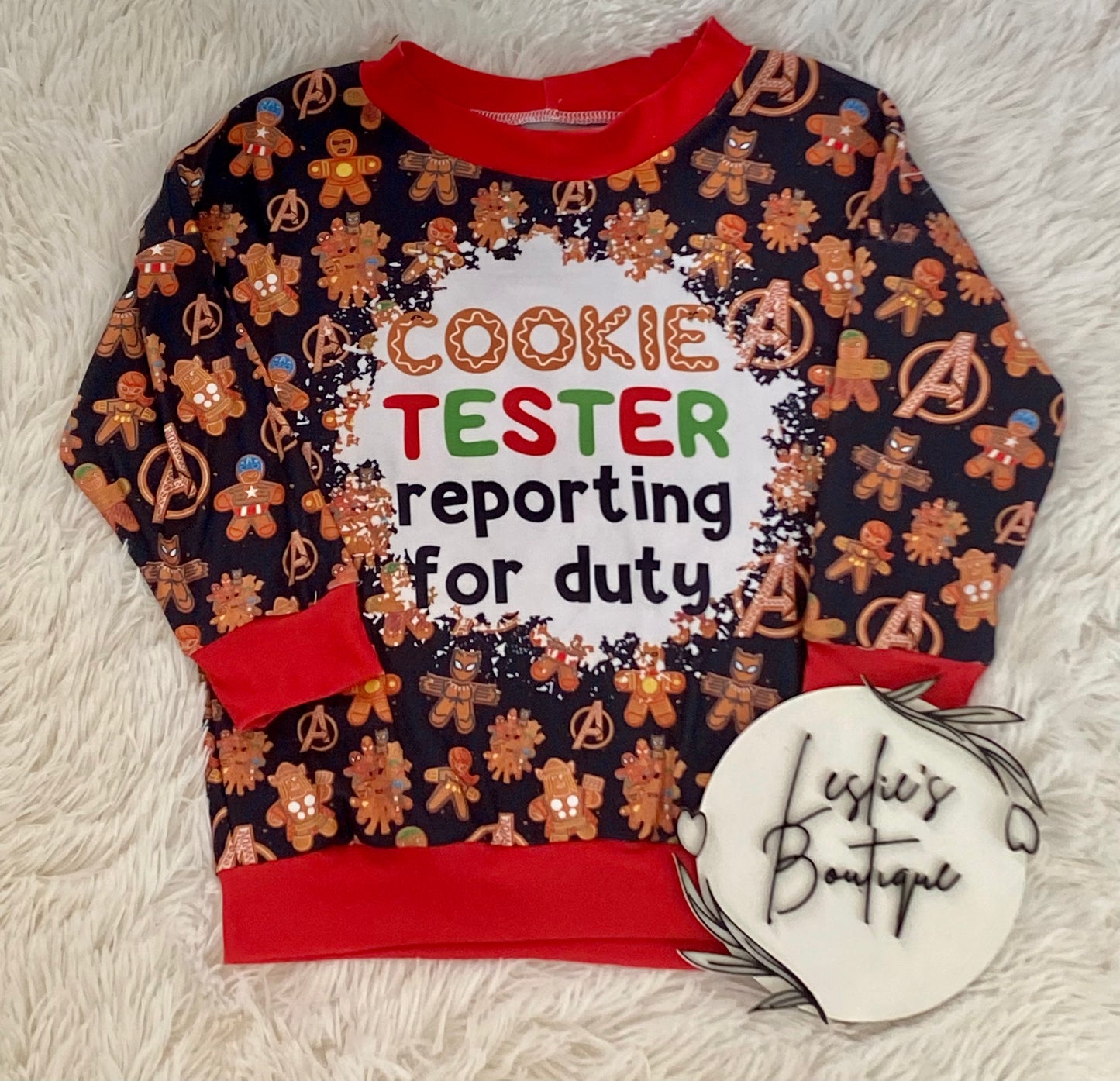 Christmas long sleeve lounge top
